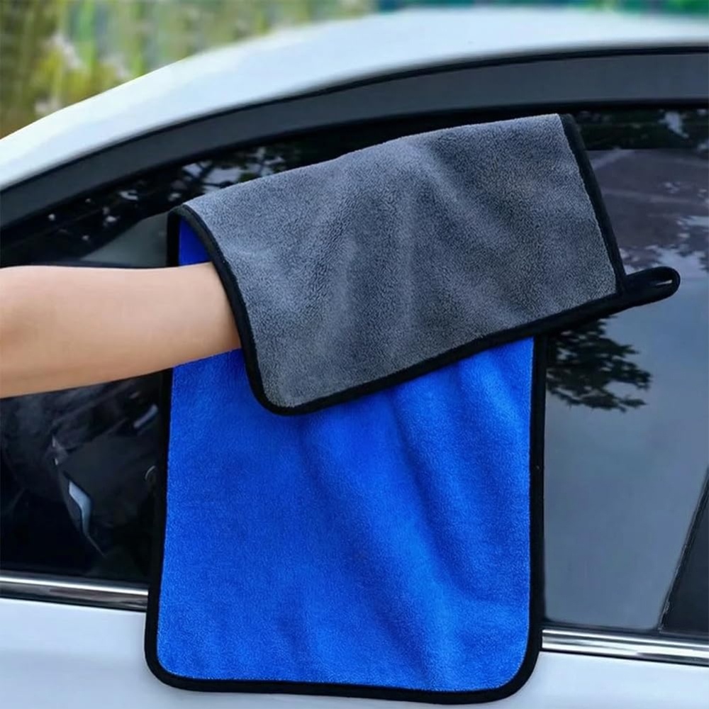 Microfiber Towel Detailing - 1-10 ชิ้น ผ้าไมโครไฟเบอร์สำหรับทำความสะอาด ผ้าเช็ดรถ ผ้าสำหรับงานดีเทลลิ่ง ขัดเงา