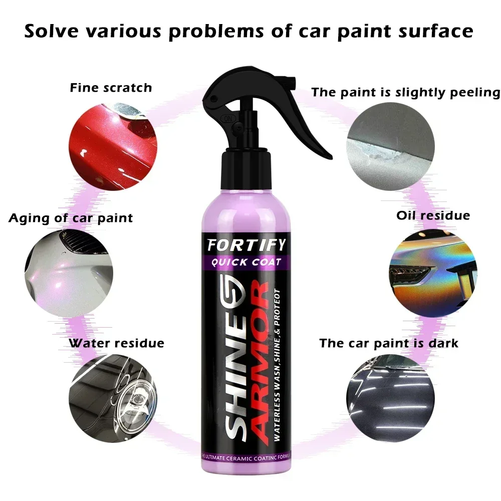 SHINE ARMOR Fortify Quick Coat - Car Wax Ceramic Coating บทวิจารณ์และราคา