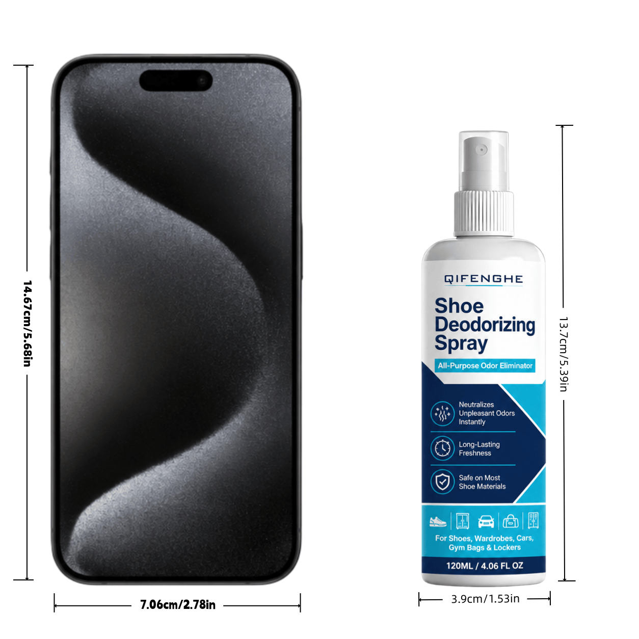 สเปรย์ดับกลิ่นรองเท้า 120 มล.  - Odor Eliminator Car บทวิจารณ์และราคา