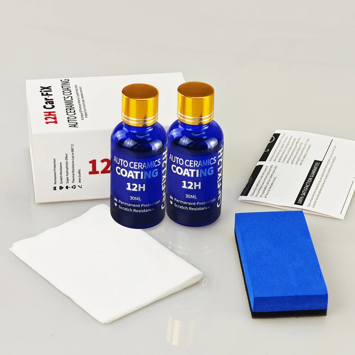 2 ชิ้น แว็กซ์เคลือบเงารถยนต์ 1 - Car Wax Ceramic Coating บทวิจารณ์และราคา