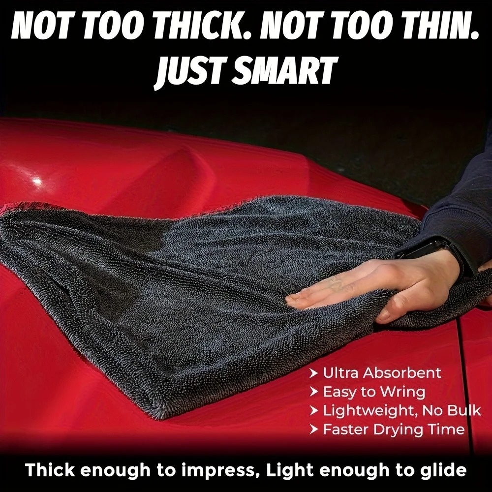 ผ้าเช็ดรถดูดซับน้ำได้ดีเยี่ยม  - Microfiber Towel Detailing บทวิจารณ์และราคา