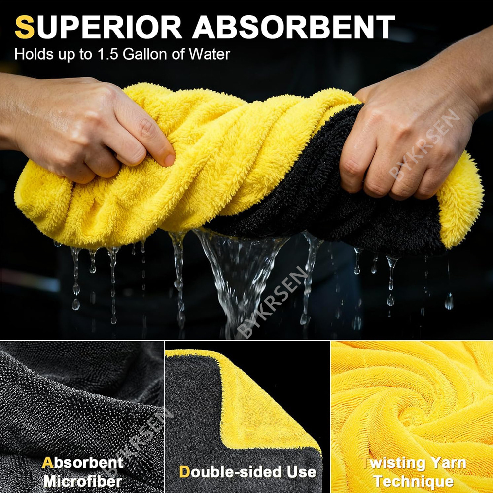 ผ้าไมโครไฟเบอร์สำหรับล้างรถ ขน - Microfiber Towel Detailing บทวิจารณ์และราคา